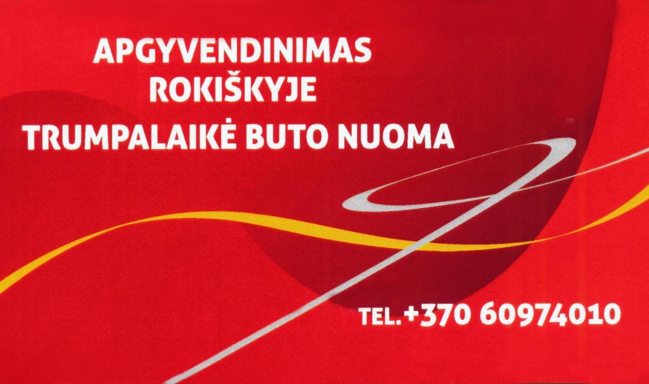 Trumpalaike Buto Nuoma,Apgyvendinimas - Bekontaktis Iejimas Rokiskis Exterior foto